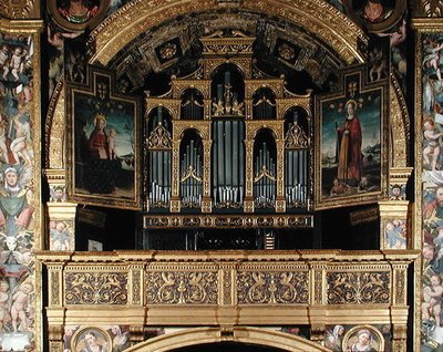 Maagd en Kind tegenover St. Catharina van Alexandrië, 1507 door Matteo Chiesa